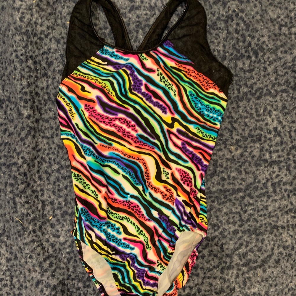 Animal Print w/ Lace Leotard